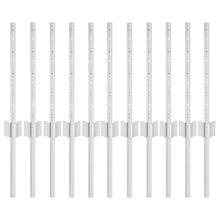 Hekpalen 11 Pcs Zilver 40 Cm Gegalvaniseerd Staal