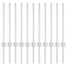 Hekpalen 11 Pcs Zilver 60 Cm Gegalvaniseerd Staal