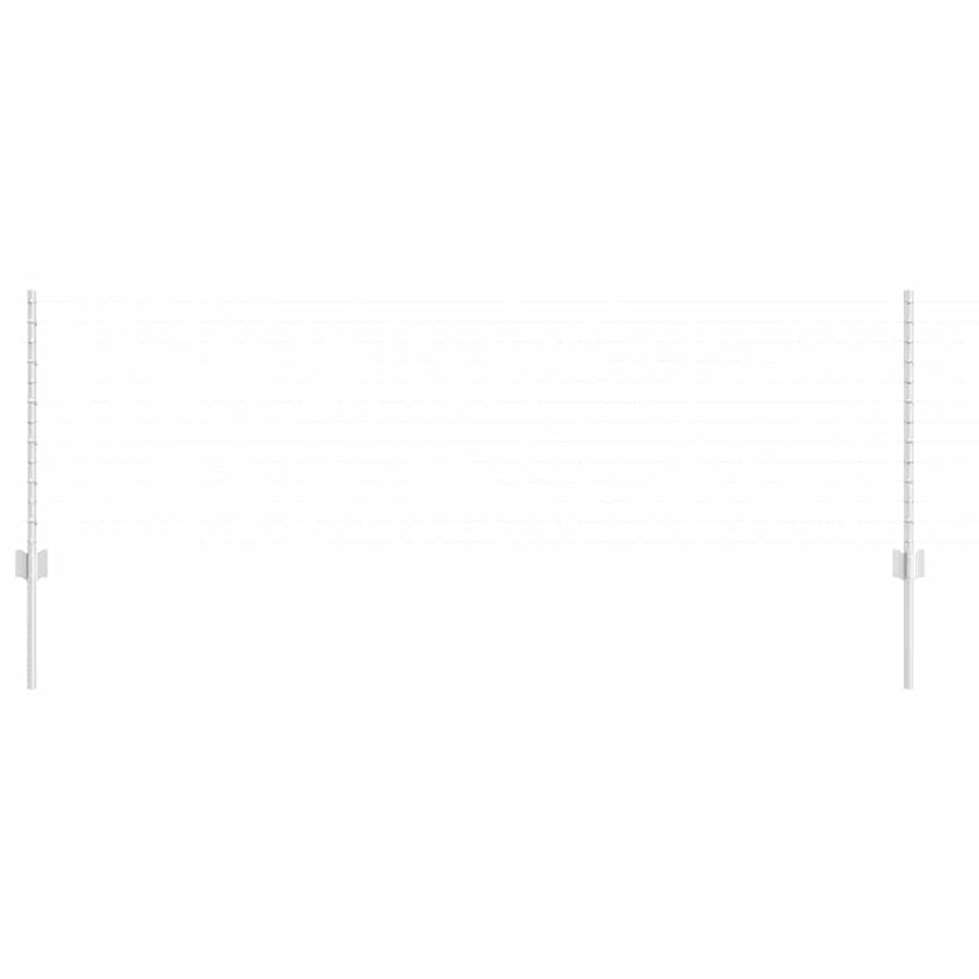 Hekpalen 11 Pcs Zilver 60 Cm Gegalvaniseerd Staal