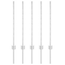 Hekpalen 5 Pcs Zilver 80 Cm Gegalvaniseerd Staal
