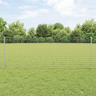 Afrasteringspaal 11 stuks 80 cm staal zilver