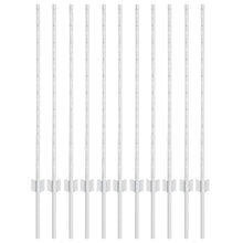 Hekpalen 22 Pcs Zilver 100 Cm Gegalvaniseerd Staal