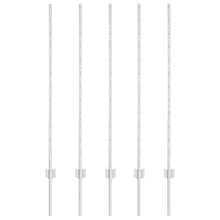 Hekpalen 10 Pcs Zilver 120 Cm Gegalvaniseerd Staal