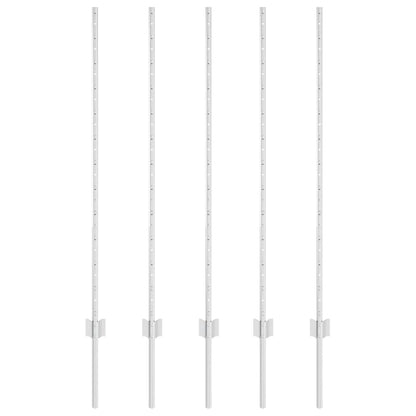 Hekpalen 10 Pcs Zilver 120 Cm Gegalvaniseerd Staal