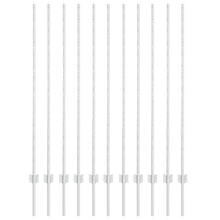 Hekpalen 22 Pcs Zilver 140 Cm Gegalvaniseerd Staal