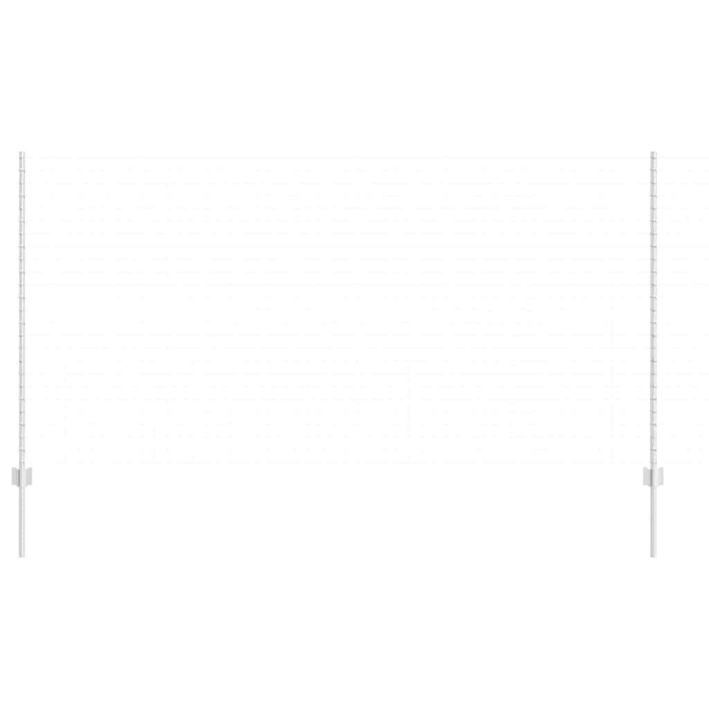 Hekpalen 22 Pcs Zilver 140 Cm Gegalvaniseerd Staal