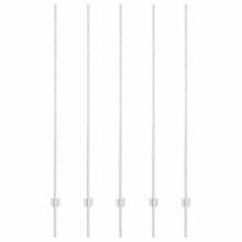 Hekpalen 10 Pcs Zilver 150 Cm Gegalvaniseerd Staal