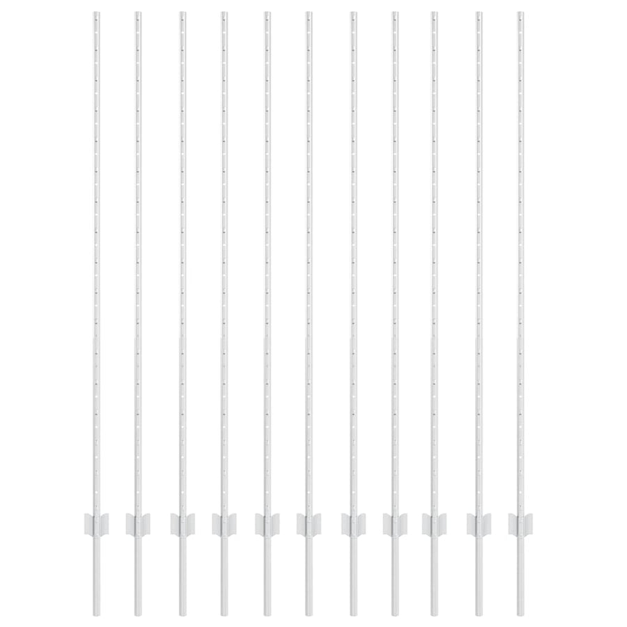 Hekpalen 22 Pcs Zilver 150 Cm Gegalvaniseerd Staal