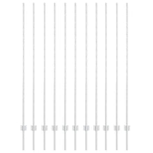 Hekpalen 22 Pcs Zilver 160 Cm Gegalvaniseerd Staal