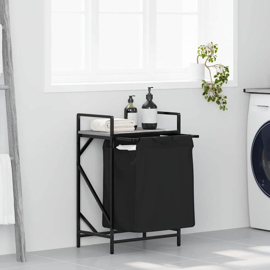 Wasmand 1 vak met plank grijs sonoma eiken