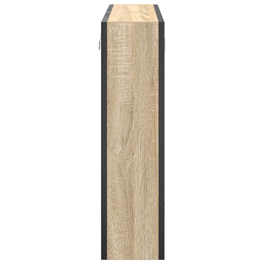 Spiegelkast met plank Sonoma Eiken 60 x 16 x 60 cm Bewerkt hout