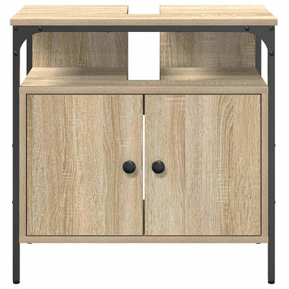 Badkamer Kast met opslag Beige 60 x 30 x 60 cm Bewerkt hout