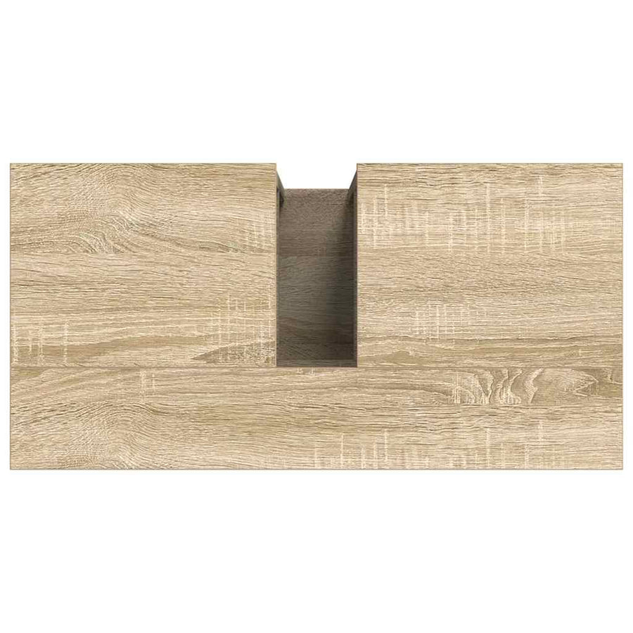 Badkamer Kast met opslag Beige 60 x 30 x 60 cm Bewerkt hout