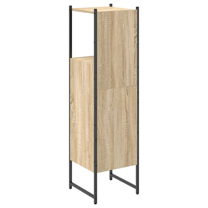 Badkamer Kast met plank Beige 33 x 33 x 120,5 cm Bewerkt hout