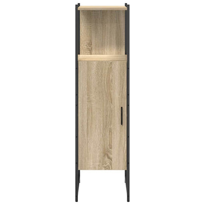 Badkamer Kast met plank Beige 33 x 33 x 120,5 cm Bewerkt hout