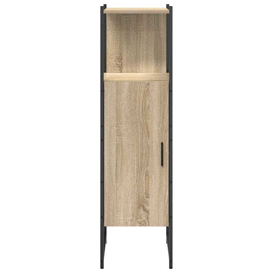 Badkamer Kast met plank Beige 33 x 33 x 120,5 cm Bewerkt hout