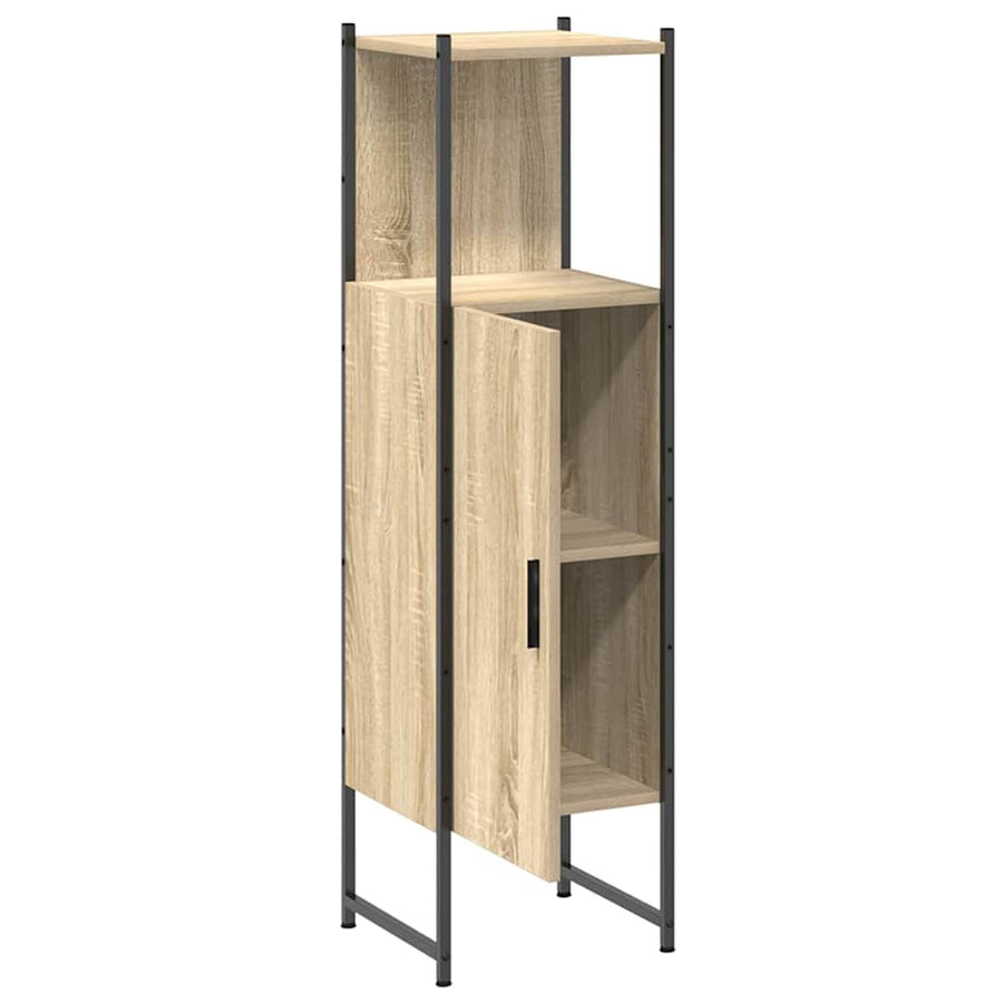 Badkamer Kast met plank Beige 33 x 33 x 120,5 cm Bewerkt hout