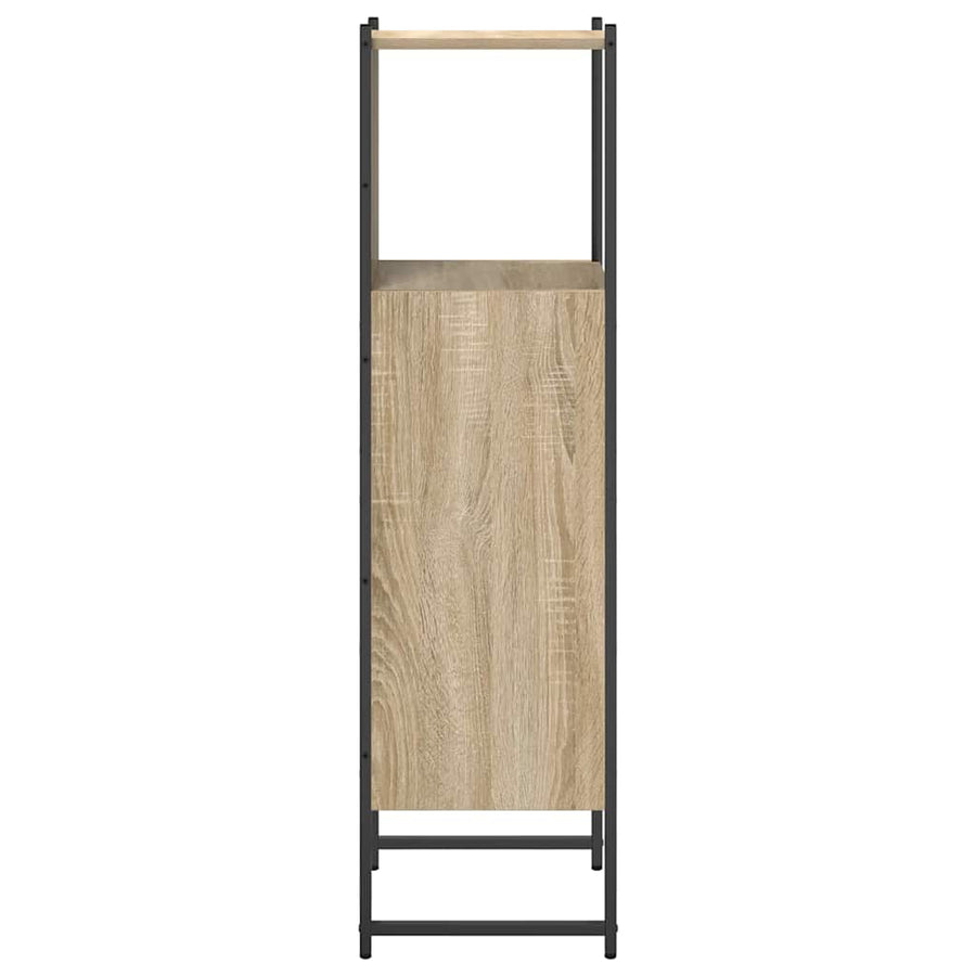 Badkamer Kast met plank Beige 33 x 33 x 120,5 cm Bewerkt hout