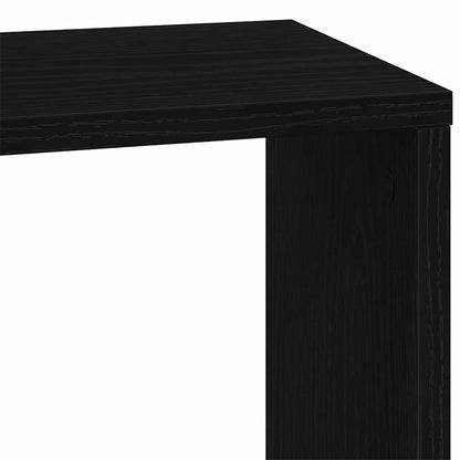 Boekenkast Zwart Eiken 45 x 23,5 x 162,5 cm