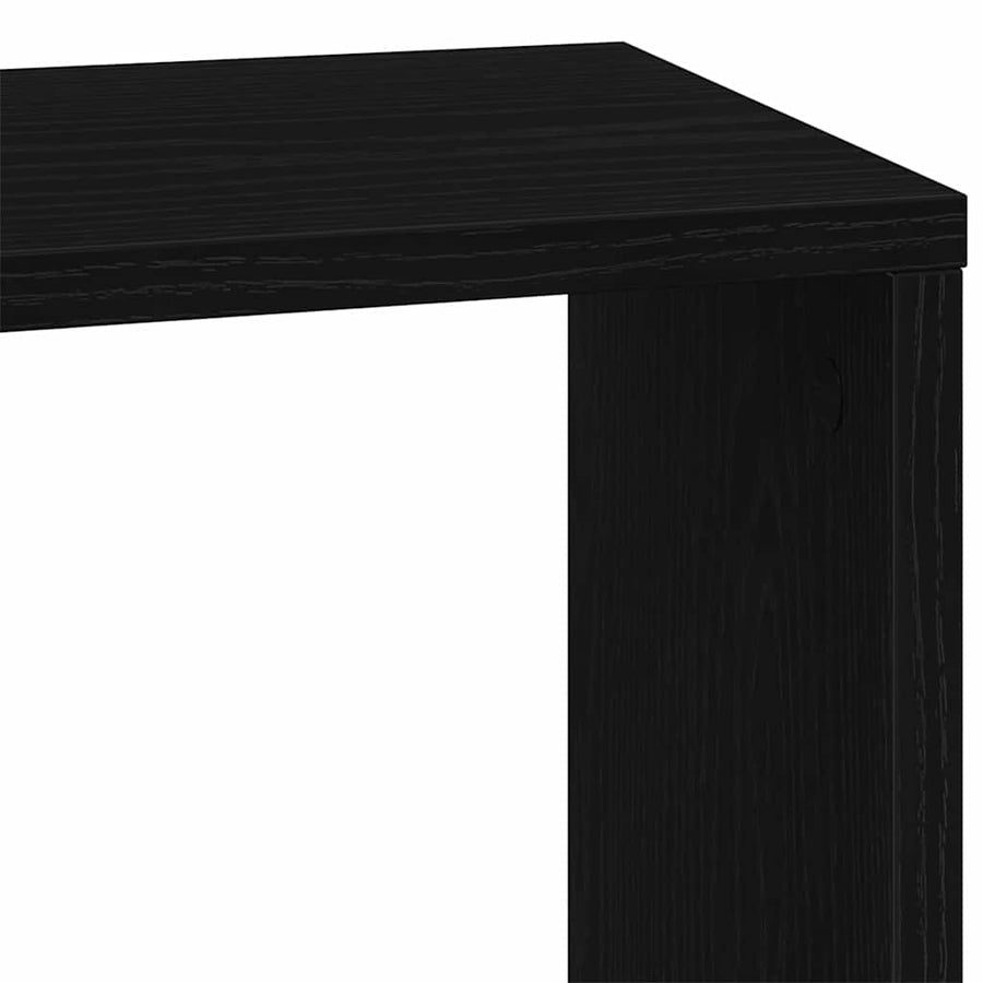Boekenkast Zwart Eiken 45 x 23,5 x 162,5 cm