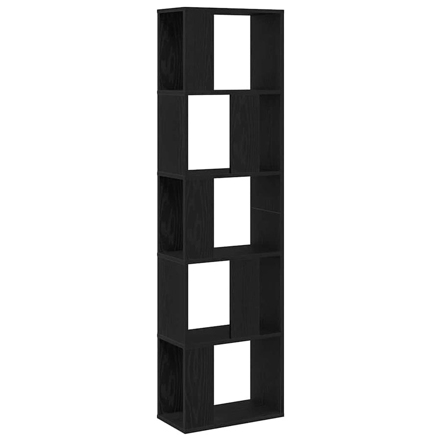 Boekenkast Zwart Eiken 45 x 23,5 x 162,5 cm