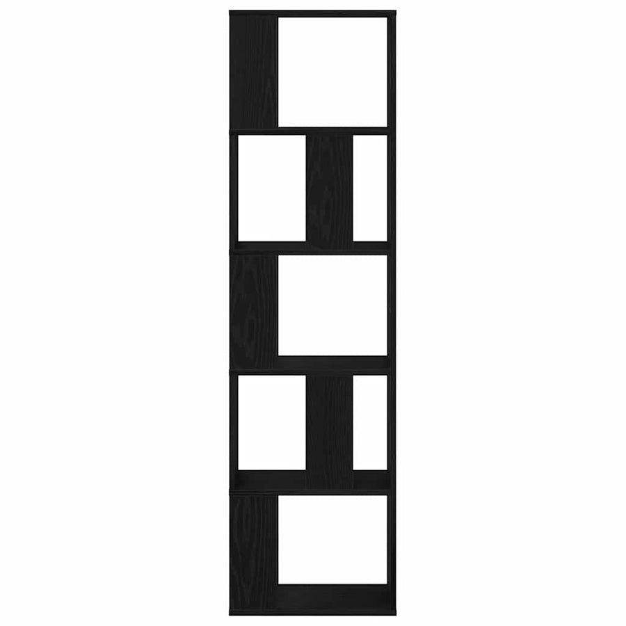 Boekenkast Zwart Eiken 45 x 23,5 x 162,5 cm