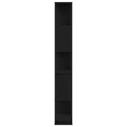 Boekenkast Zwart Eiken 45 x 23,5 x 162,5 cm