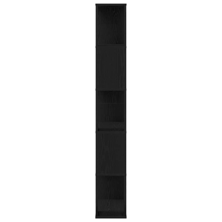 Boekenkast Zwart Eiken 45 x 23,5 x 162,5 cm