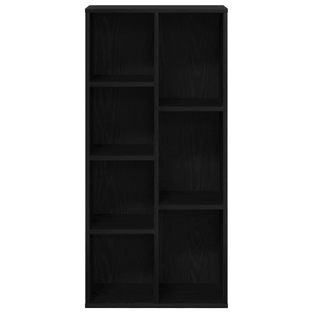 Boekenkast Zwart Eiken 50 x 25 x 102 cm