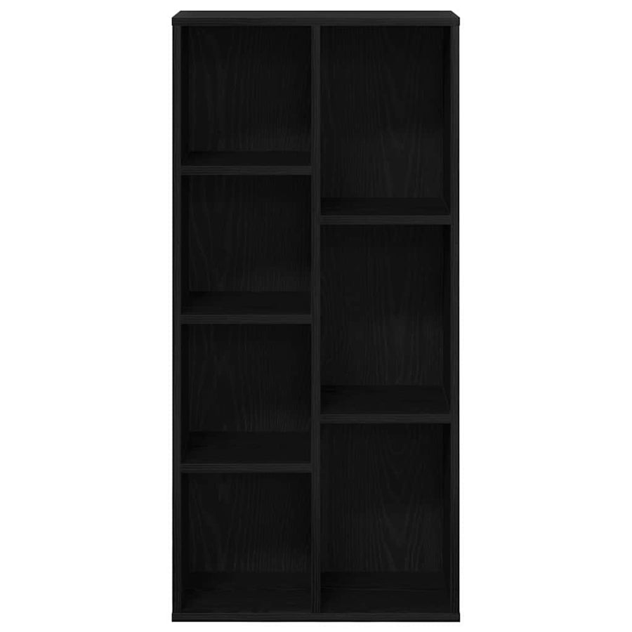 Boekenkast Zwart Eiken 50 x 25 x 102 cm