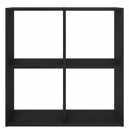 Boekenkast Zwart eiken 68,5 x 32 x 68,5 cm Bewerkt hout