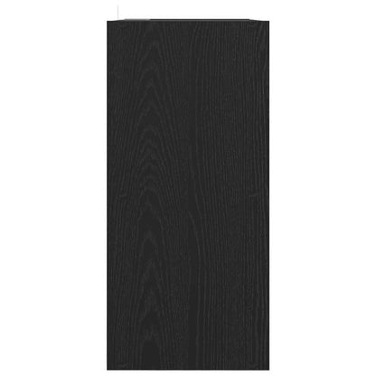 Boekenkast Zwart eiken 68,5 x 32 x 68,5 cm Bewerkt hout