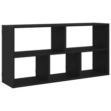 Wandplank Zwart Eiken 100x25x50 cm Bewerkt Hout