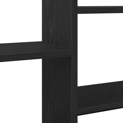 Wandplank Zwart Eiken 167,5x18x68 cm Engineered Wood
