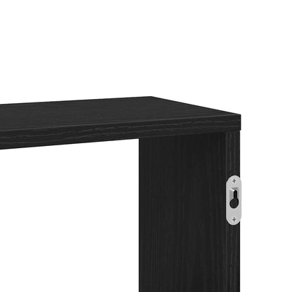 Wandplank Zwart Eiken 167,5x18x68 cm Engineered Wood