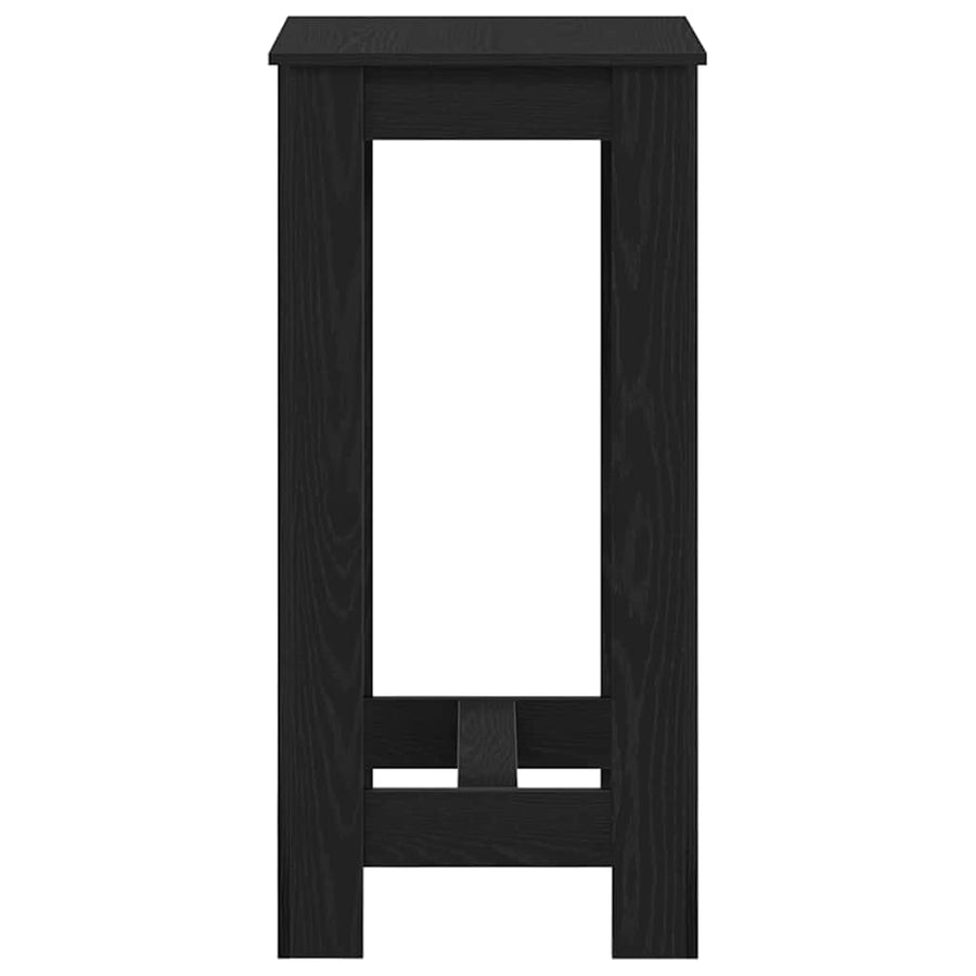 Bartafel Zwart Eiken 51 x 50 x 103.5 cm Bewerkt hout