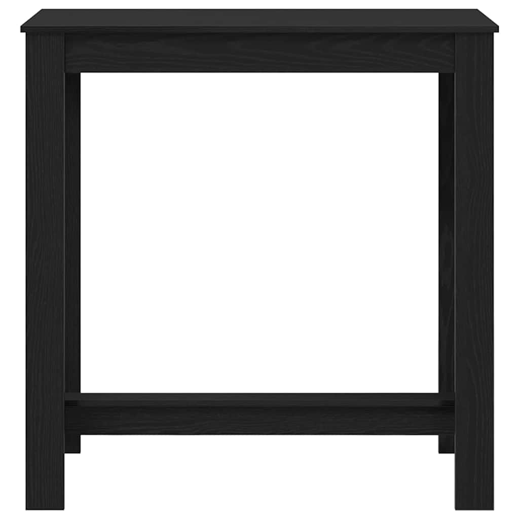 Bartafel Zwart Eiken 102 x 50 x 103.5 cm Bewerkt hout