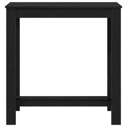 Bartafel Zwart Eiken 102 x 50 x 103.5 cm Bewerkt hout