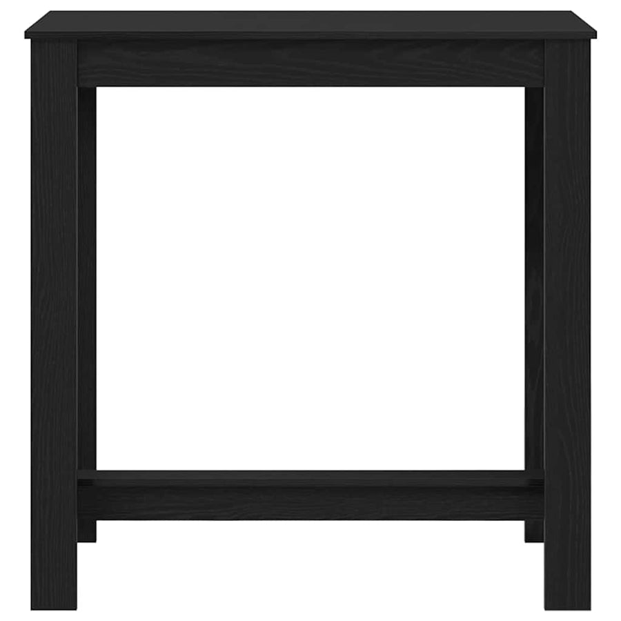 Bartafel Zwart Eiken 102 x 50 x 103.5 cm Bewerkt hout