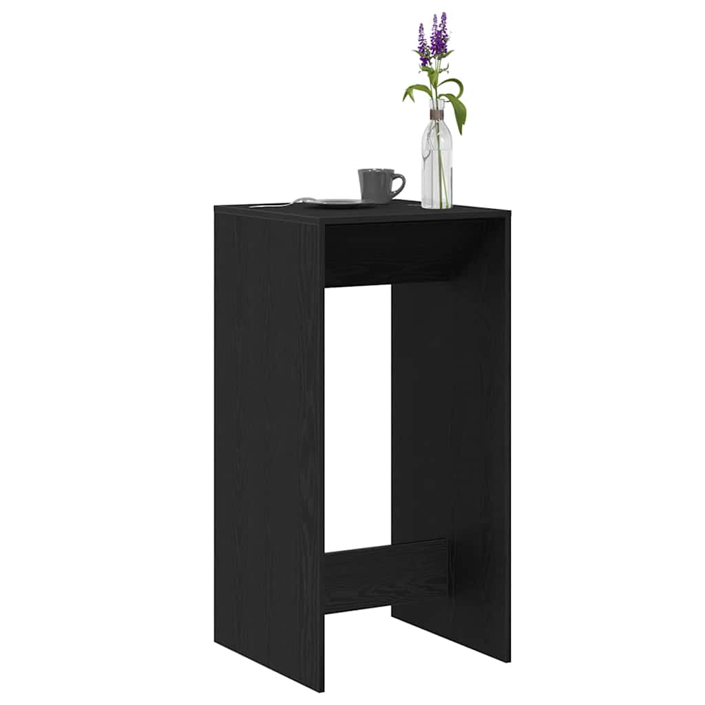 Bartafel Zwart Eiken 51 x 50 x 103,5 cm Bewerkt hout