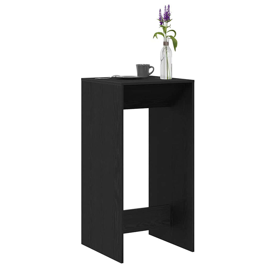 Bartafel Zwart Eiken 51 x 50 x 103,5 cm Bewerkt hout