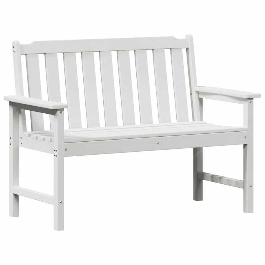 Tuinbank Wit 120 x 59 x 88 cm HDPE