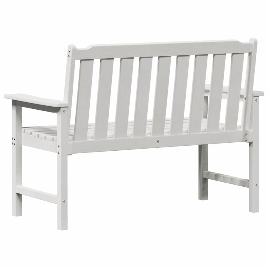 Tuinbank Wit 120 x 59 x 88 cm HDPE