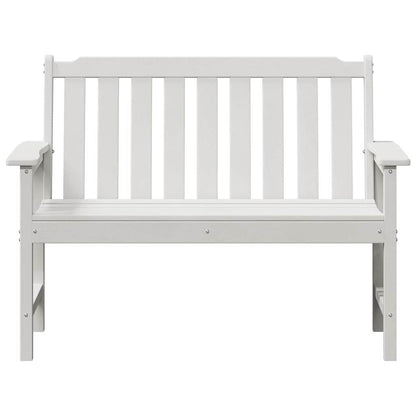 Tuinbank Wit 120 x 59 x 88 cm HDPE