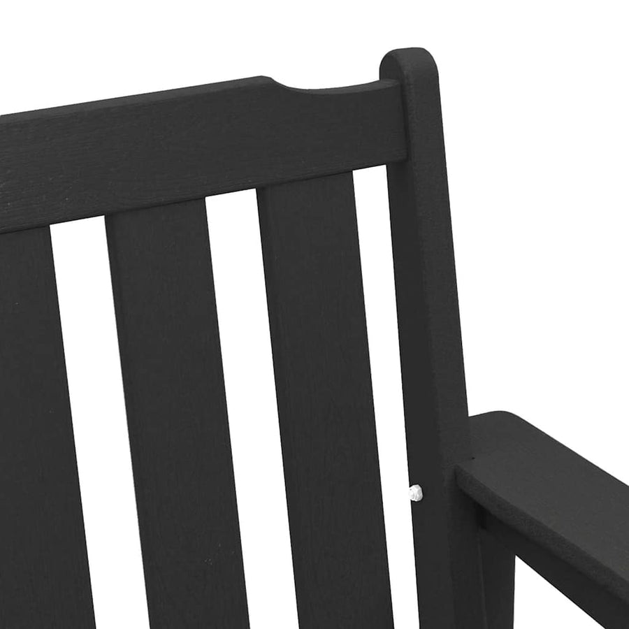 Tuinbank Zwart 120 x 59 x 88 cm HDPE