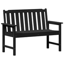 Tuinbank Zwart 120 x 59 x 88 cm HDPE