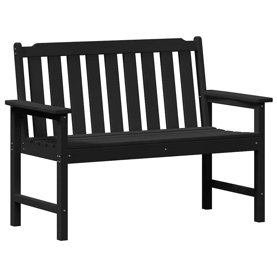 Tuinbank Zwart 120 x 59 x 88 cm HDPE