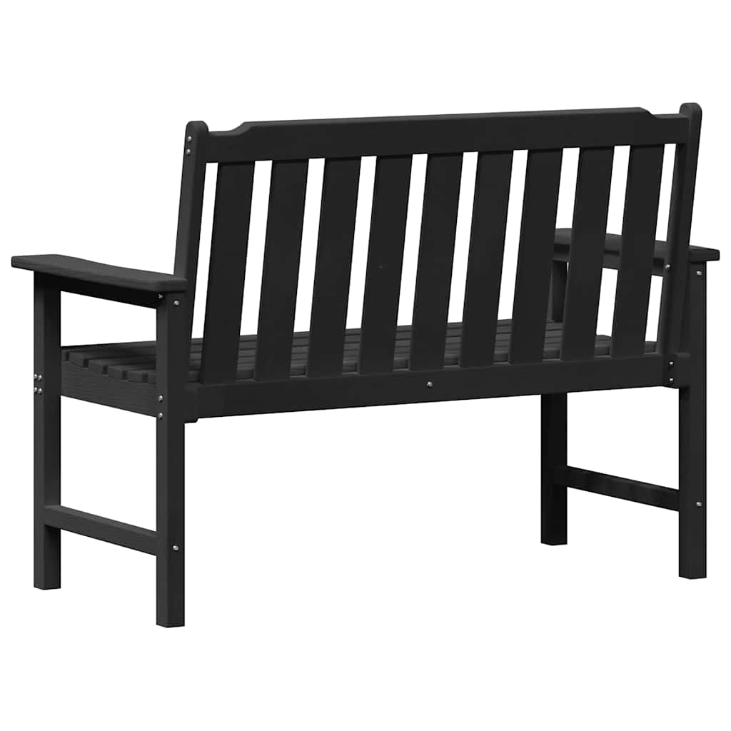Tuinbank Zwart 120 x 59 x 88 cm HDPE