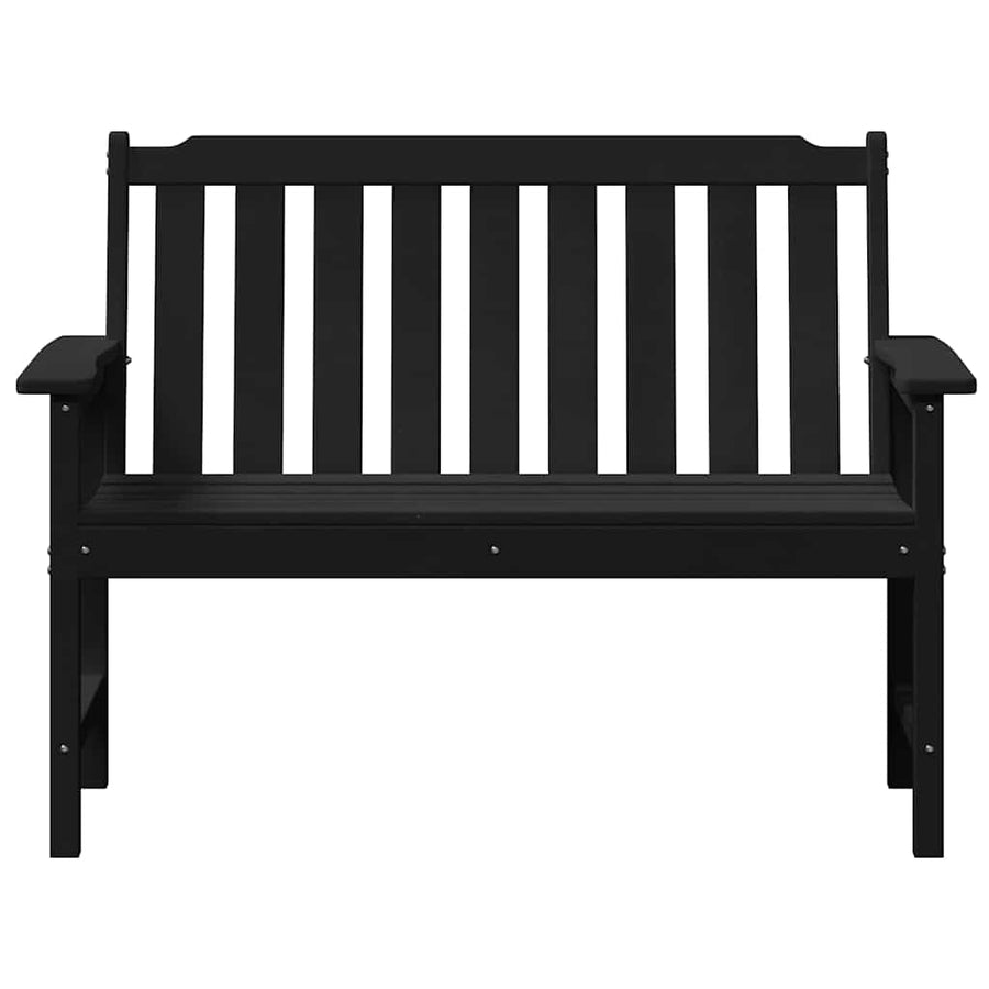 Tuinbank Zwart 120 x 59 x 88 cm HDPE