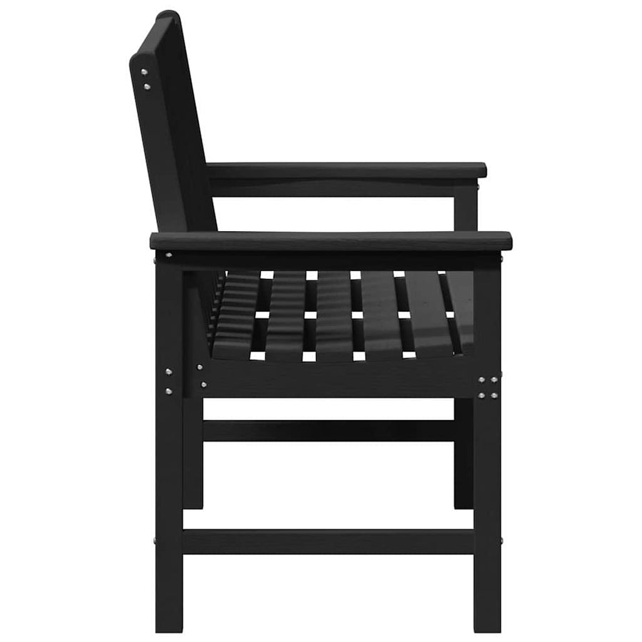 Tuinbank Zwart 120 x 59 x 88 cm HDPE